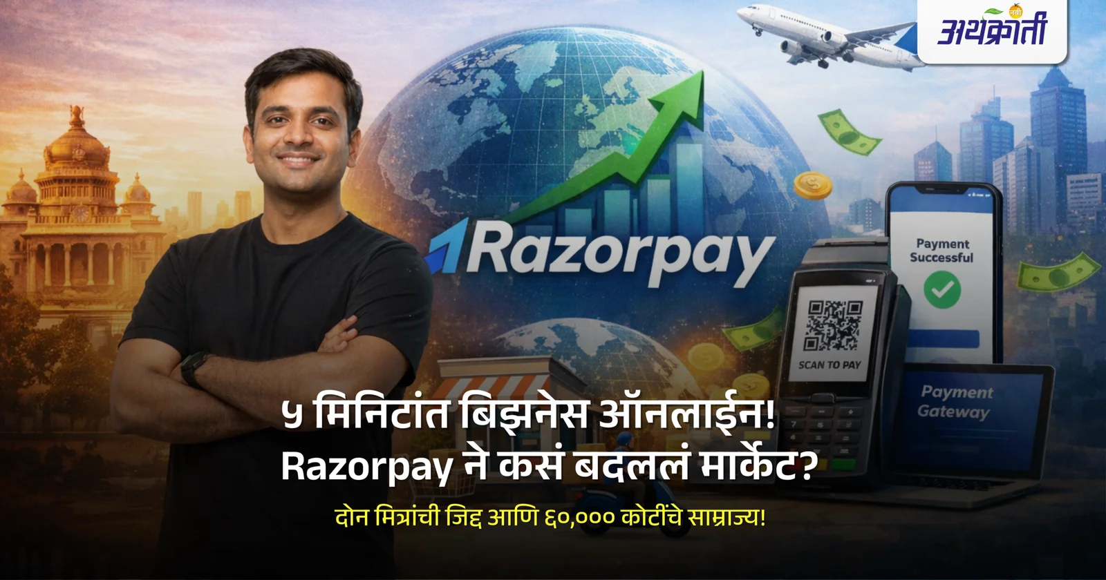 दोन मित्रांची जिद्द आणि ६०,००० कोटींचे साम्राज्य! - Success Story of Razorpay