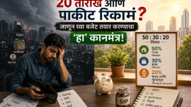 बजेट तयार करण्याचा सोपा कानमंत्र; महिन्याच्या २० तारखेला पाकीट रिकामं होणार नाही! 