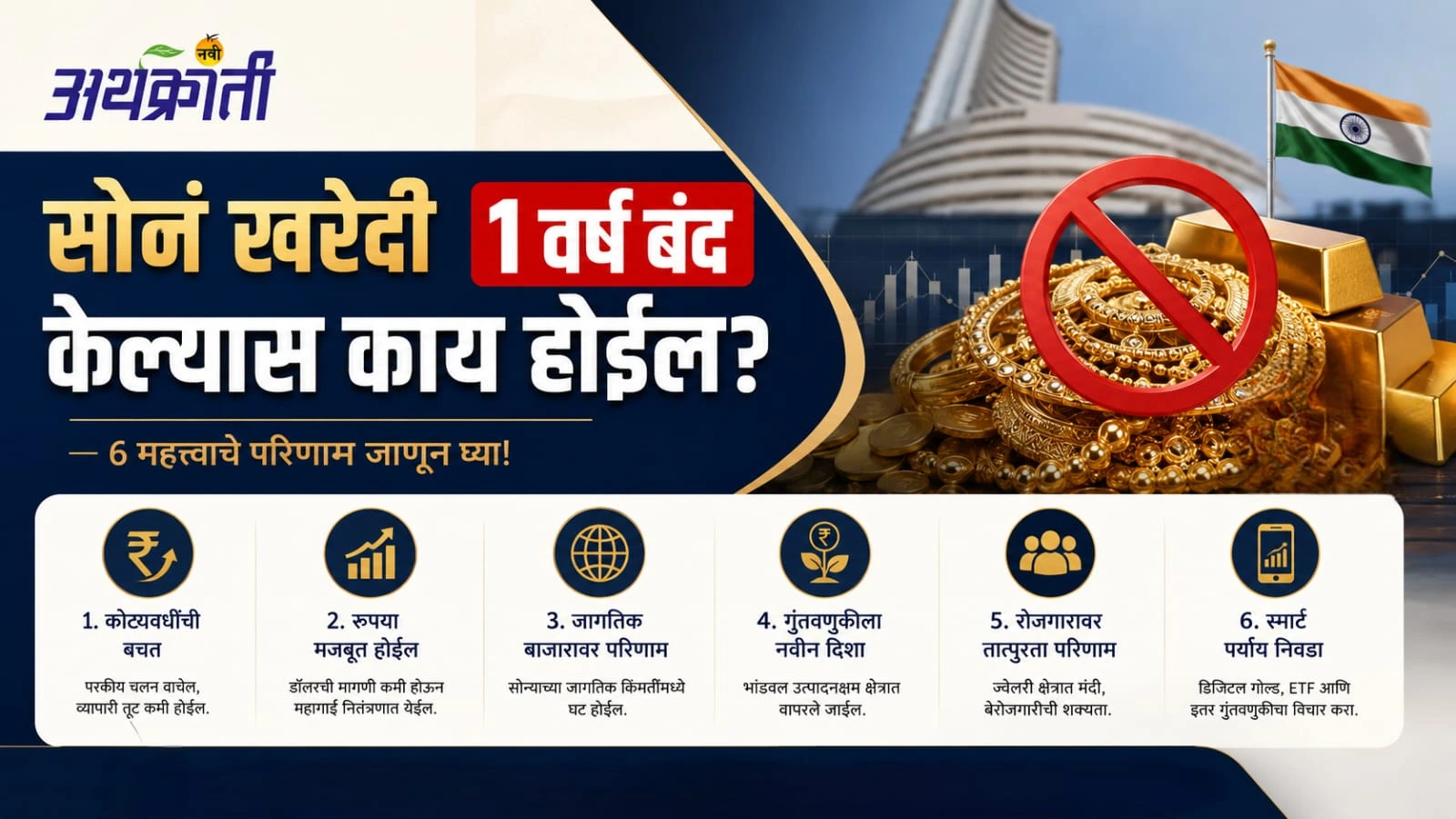 भारतीयांनी वर्षभर सोनं खरेदी बंद केलं तर काय होईल...